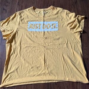 Nike Mustard 'Just Do It' Tee